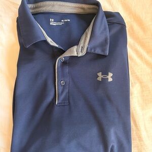 Under Armour Men's Navy Polo Shirt